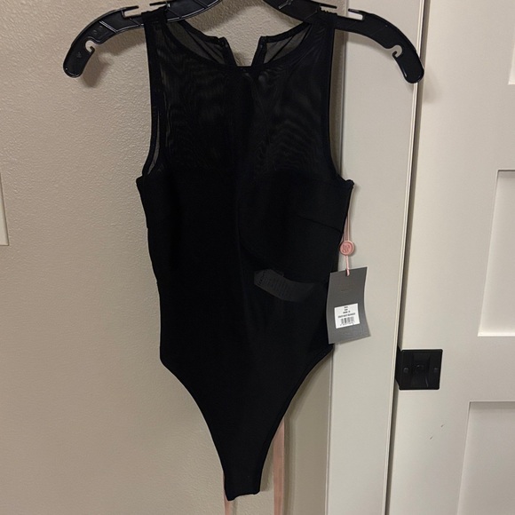 House of CB Black Mesh Bodysuit - Picture 3 of 6